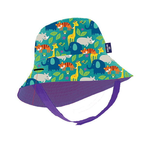 TODDLER ALL OVER PRINT BUCKET HAT-PURPLE
